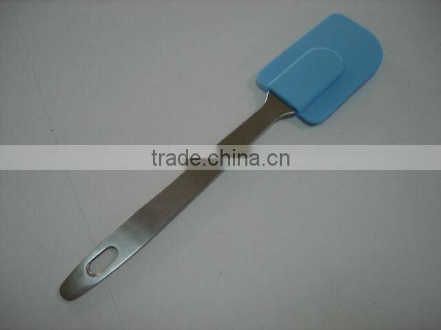 Whole set stainless steel handle silicone spatula