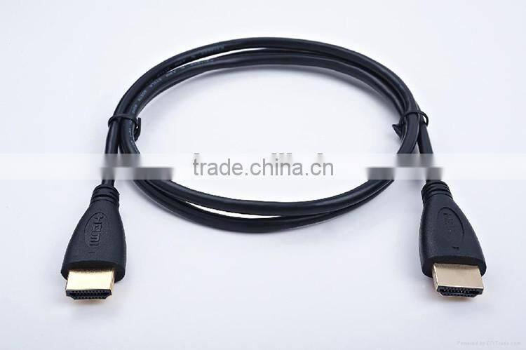 Gold plated pure copper conductor 5.5mm outer sheath hdmi cord for netflix from vertified Factory