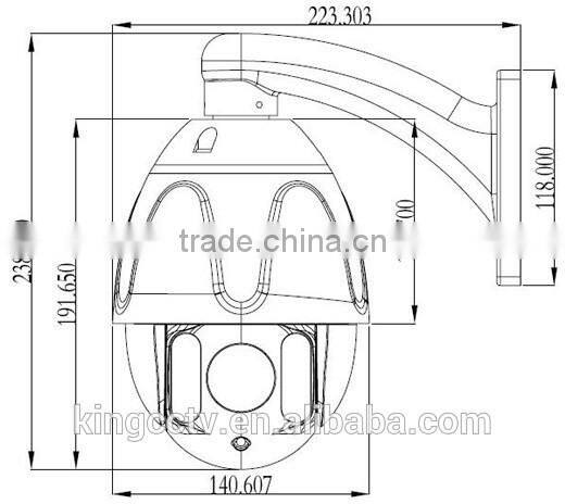 Hot 1080p 2mp mini speed dome camera 10x zoom camera ptz ip camera p2p