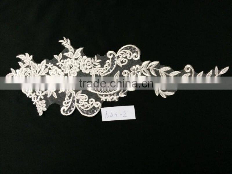Fashion decorative french lace fabric for wedding dress wholesale China
