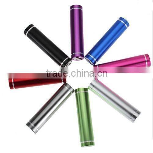 2016 New Design Promotion Gift Mini Protable 2600mah Power Bank