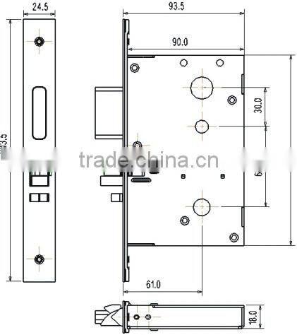 Wholesale rf card door locks for hotel,office,apartemnt