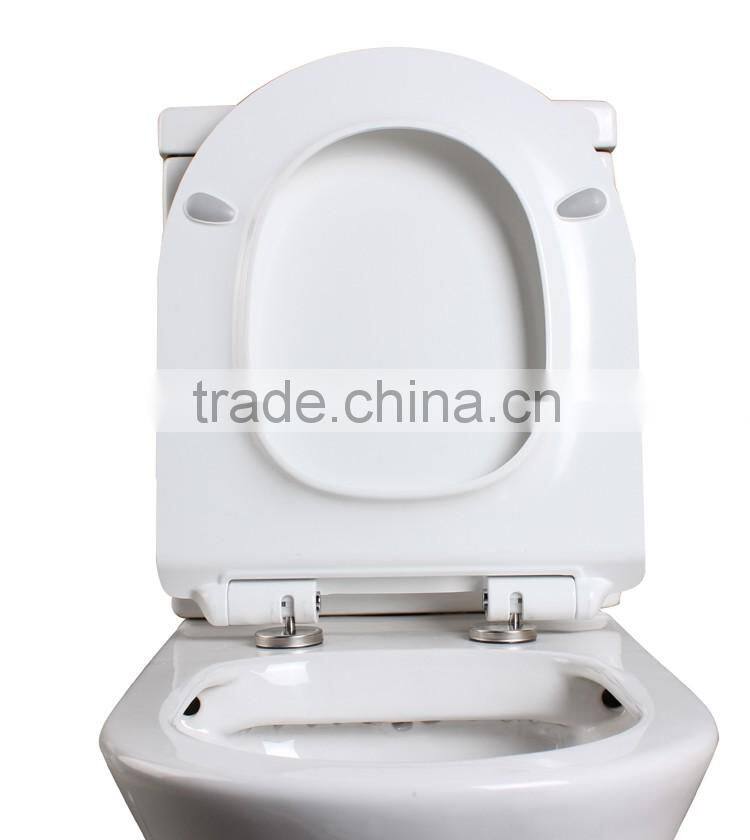 euro toilet seat with soft closing hinges