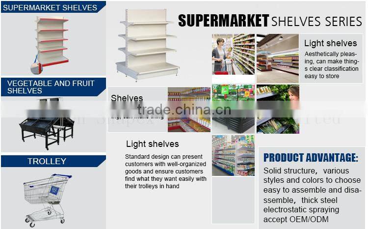 Top Quality Diversity Layer Board Supermarket Shelf With Punch Panel