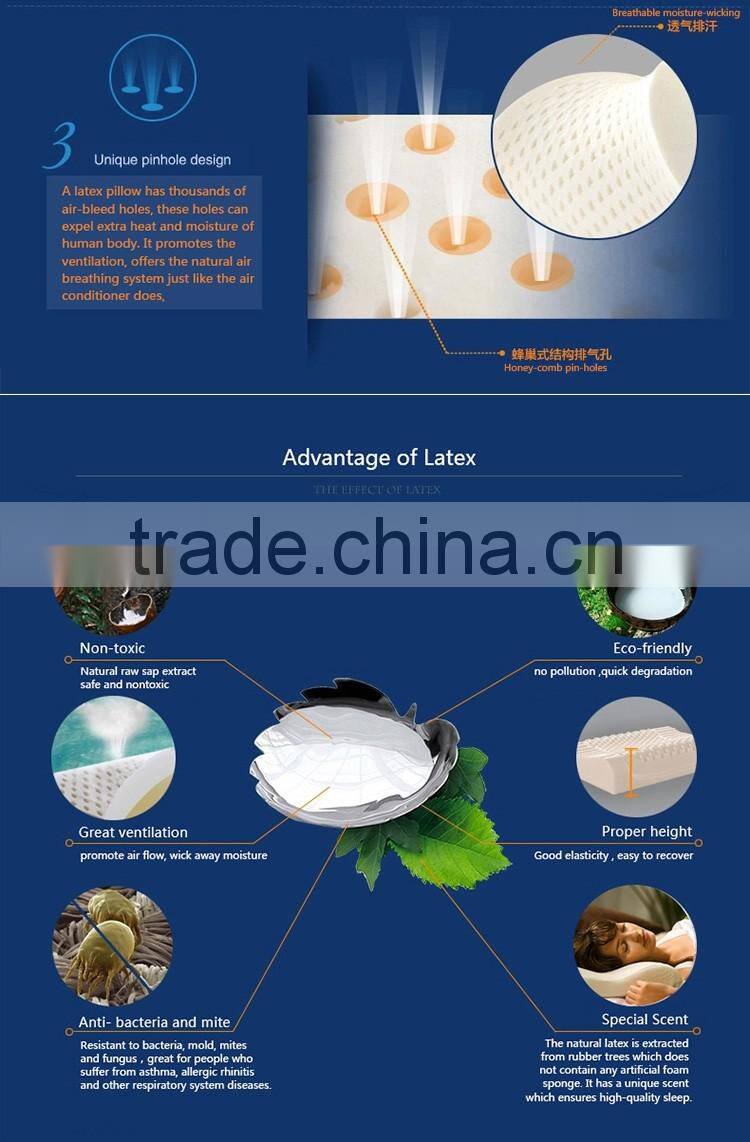 XD-KO006Hot selling 100% Natural Latex pillow