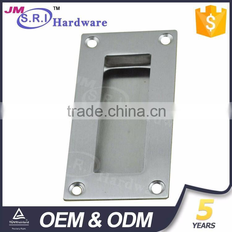 Surface mounted 304 stainless steel flush drawer pull handle