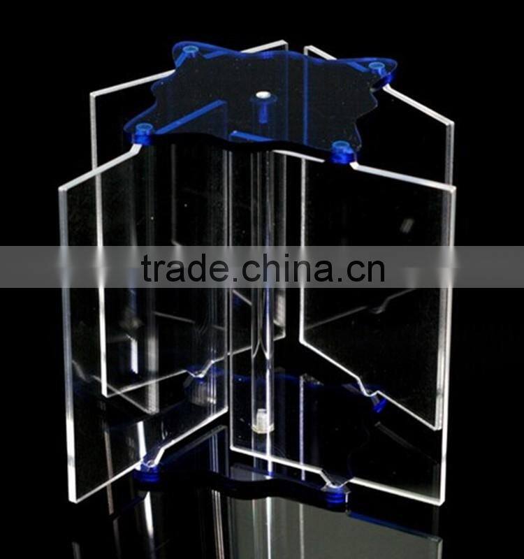 top trade in july customized 4 sides high clear acrylic photo frame wholesale