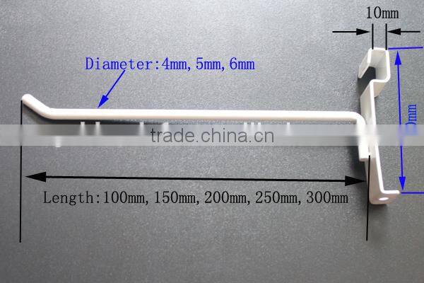 Metal black white gridwall hook decorative metal hooks