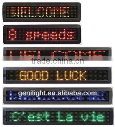 red color p10 led display