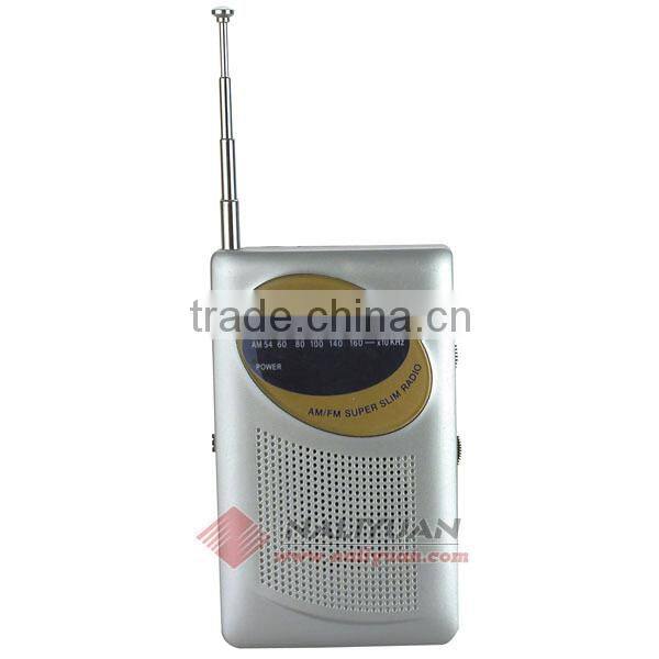 High quality AM FM super slim radio