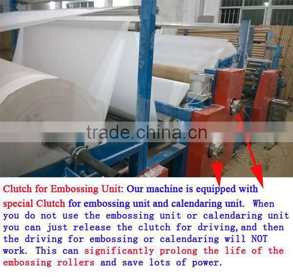 Easy Operation Embossing Peforating Laminating High Speed Automatic Toilet Tissue Paper Production Machine