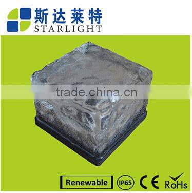 2016 red all in one plaza solar glass grave light