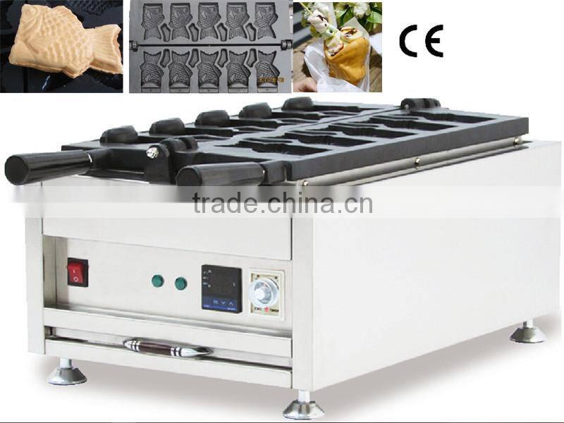 5pcs Commercial Use Non-stick 110v 220v Electric Digital Ice Cream Taiyaki Baker