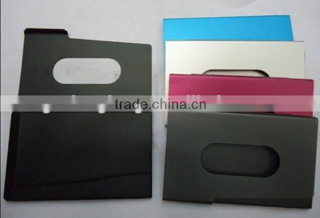 Fashionable promotion gift metal business card holder