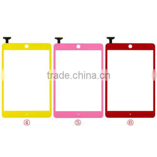 Green Display Colorful Touch Digitizer for iPad Mini front screen