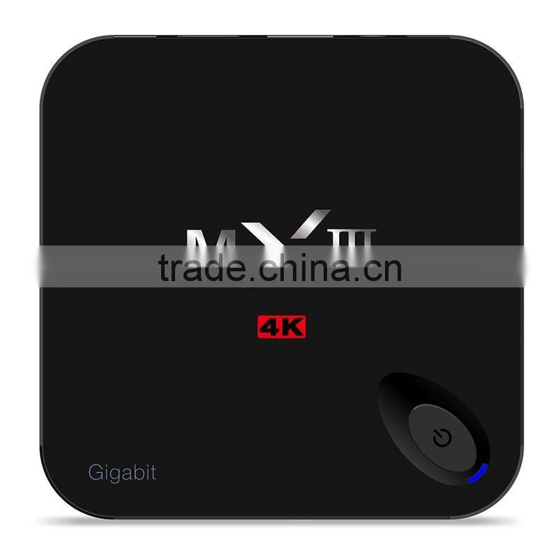 2016 the newest ODM MX3-G Amlogic S812 Quad Core TV BOX