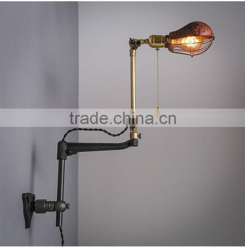 Old Style Vintage Edison Bulb Metal Wall Light