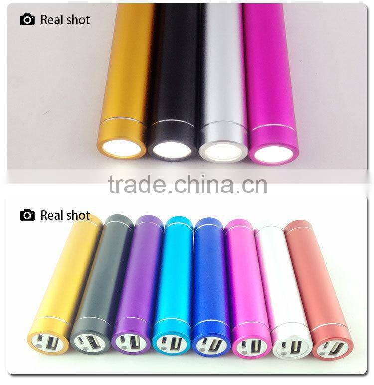 Portable Power Bank Perfume Power Bank1200~2600mah with led light
