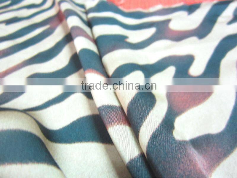 100 Polyester designer fabric digital printed chiffon fabric for women dress fabric