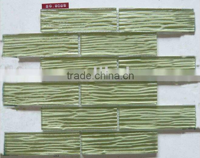 brick style kitchen mosaic tiles