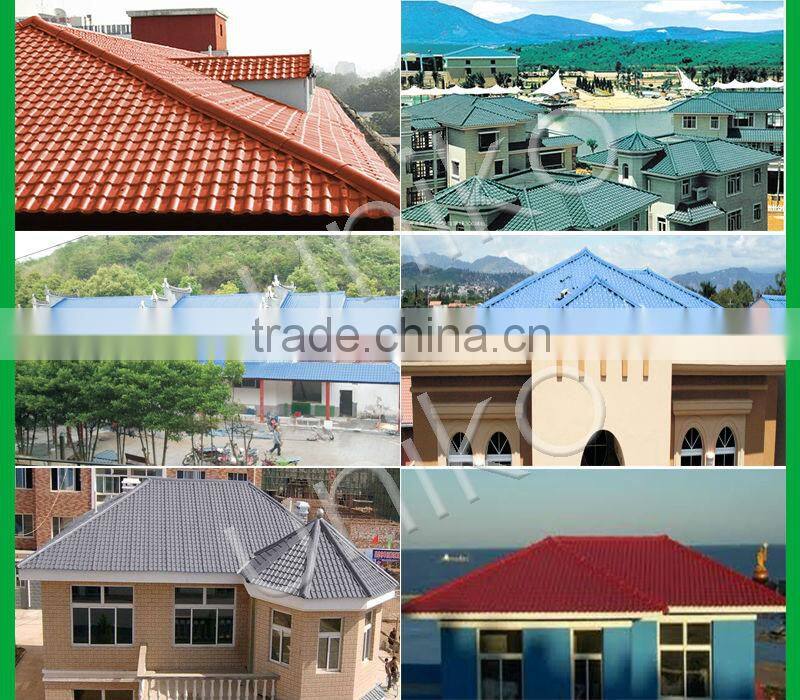 color stable man-made extruded good quality japanese flat roof tiles for house