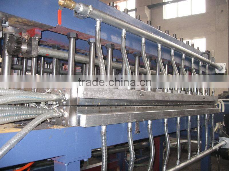 China pp hollow sheet machinery