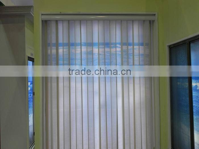 Home Used Fabric To Make Vertical Blinds