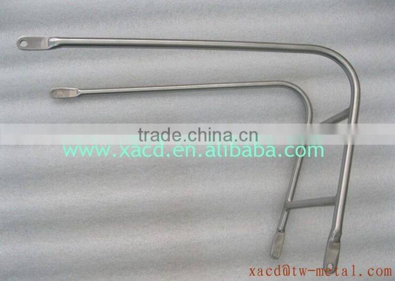 XACD Titanium BIKE rear rack with handing brush finished customed baggage rack titanium bicycle rear rack