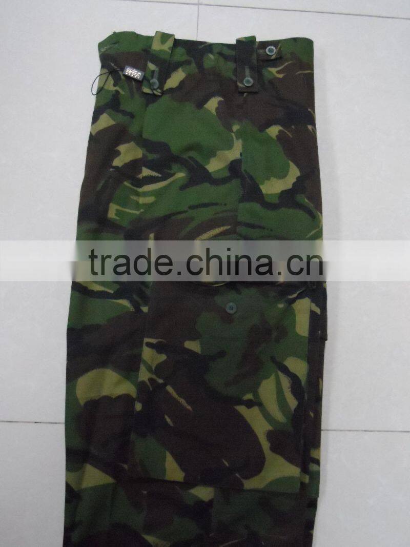 OEM cotton polyester ripstop greece army jungle camouflage battle dress uniform clothing