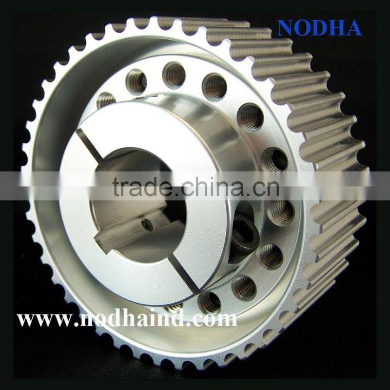 Aluminum timing pulleys custom made aluminum synchronous pulleys