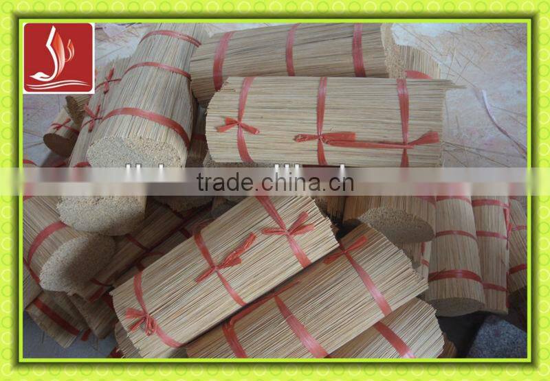 Raw agarbatti bamboo sticks