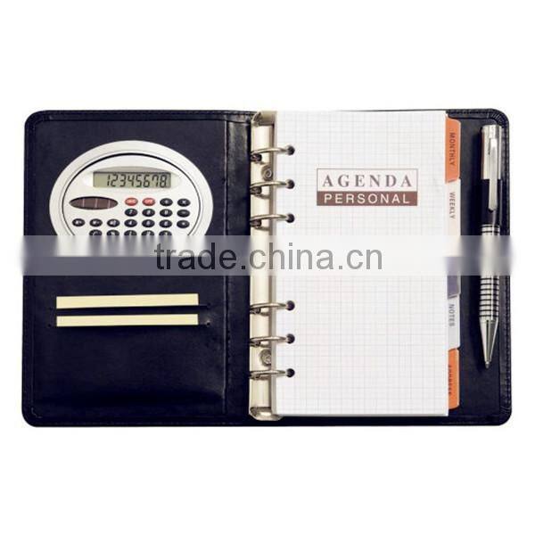 A5 leather ring pretty organizer agenda