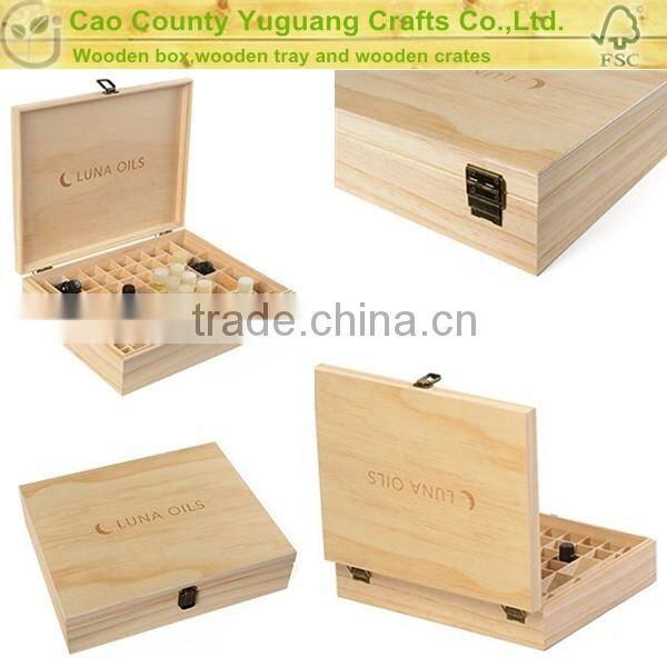 72 Bottle, Wooden large Essential oil storage Box/Case/Holder Display Case