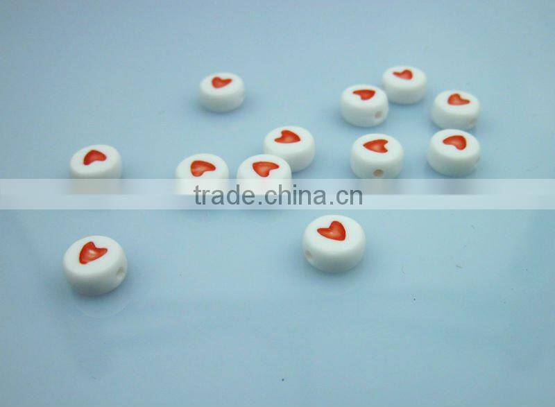 Round Letter bead DIY letter bead