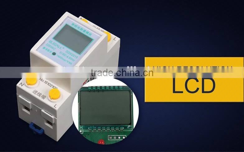 home wireless energy monitor / LCD digital energy meter calculate the cost of energy real-time voltage of the power