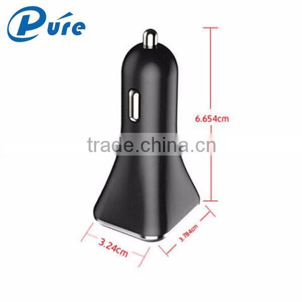 2016 Newest colorful multi usb ports car charger for iphone ipad with 5V 4.8A car charger with LED display