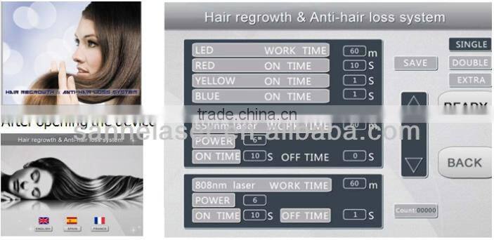 diode laser hair regrowth machine with the best price/laser hair growth helmet