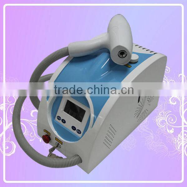 Good effective & fast efficiency nd yag q switch laser tattoo removal machine for sale in 2014 -D006