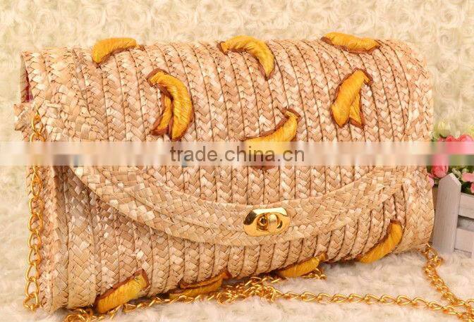 lady bag,straw bag,wheat-straw bag