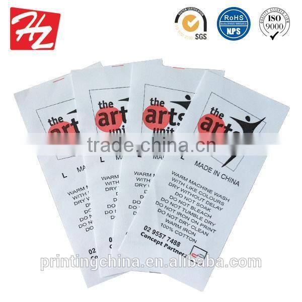 Custom printing customized hang tag with hemp string