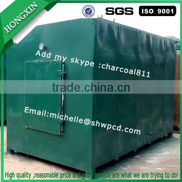 Air Flow Carbonization Furnace To Carbonize Wood Charcoal