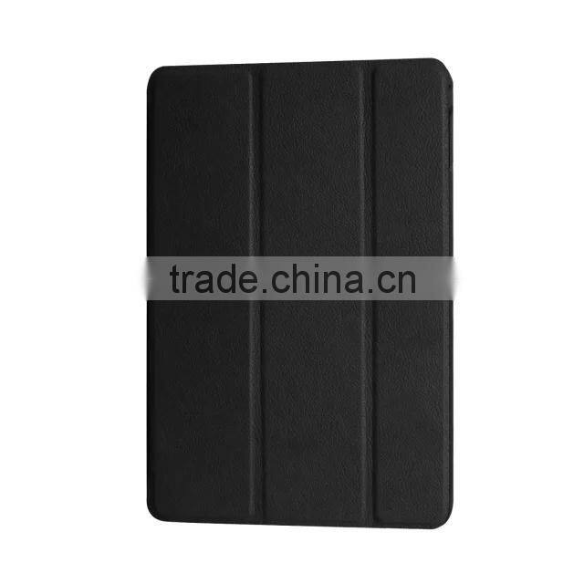 Quality Karst Texture Leather for iPAD MINI 4 MINI4 Leather Case foldable smart case Business Protective case PC+ PU