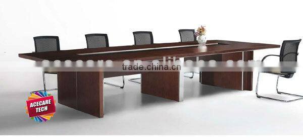 Office furniture/Executive table/Meeting desk/Chromed Stainless Steel luxury office table