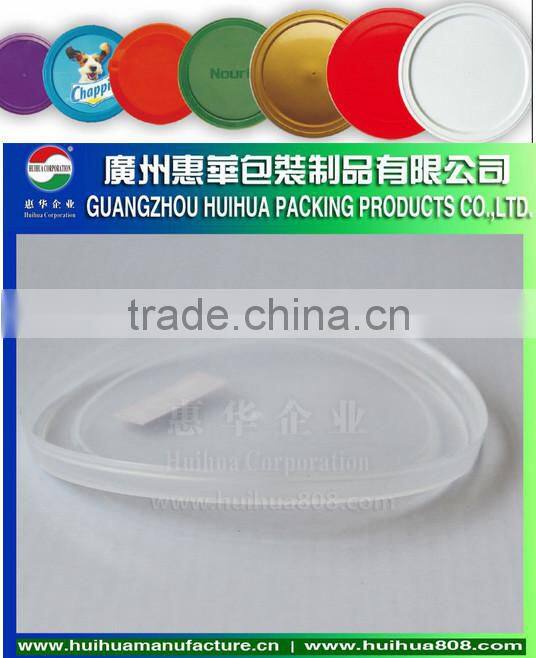 307#PE Plastic lid for paper can milk tinplate powder PET bottle