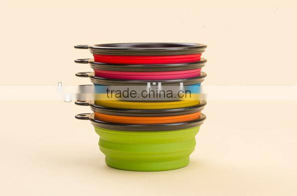 FDA and LFGB ISO:9001 Approved silicone pet bowl