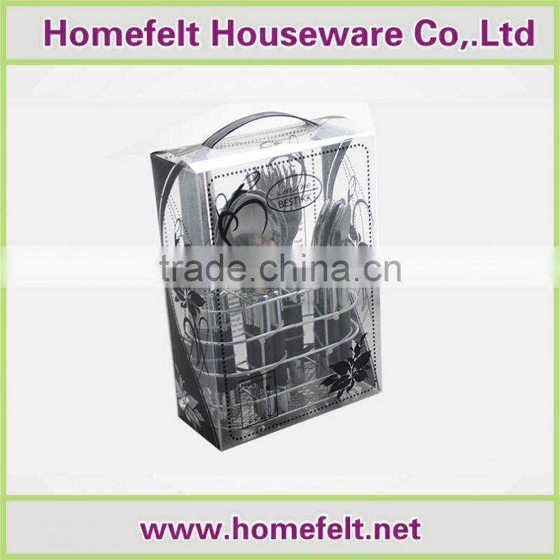 16 pcs / 24 pcs plastic handle cutlery set