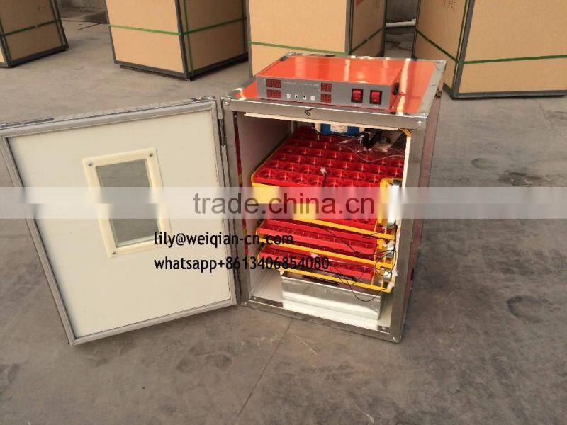 Weiqian new type chicken hatchery machine price,chicken egg incubator mini industrial machine 220 chicken eggs