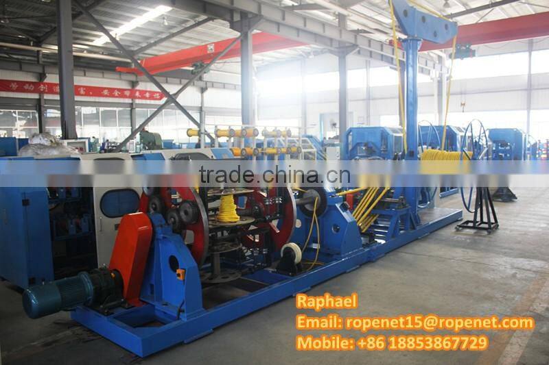 D type rope making machine for PP, PE rope/twisted rope machine: https://youtu.be/ODLBJ4em4vA