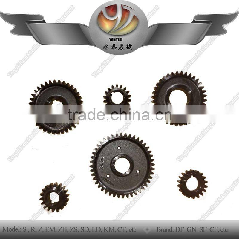 ZH1125 straight gear of diesel engine, ZH1125 spur gear for tractor with high quality alloy