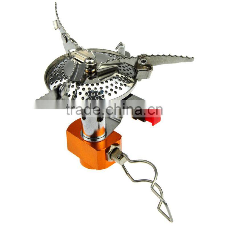 Mini Portable Electronic Ignition Camping Stove Picnic Butane Propane Gas Burner